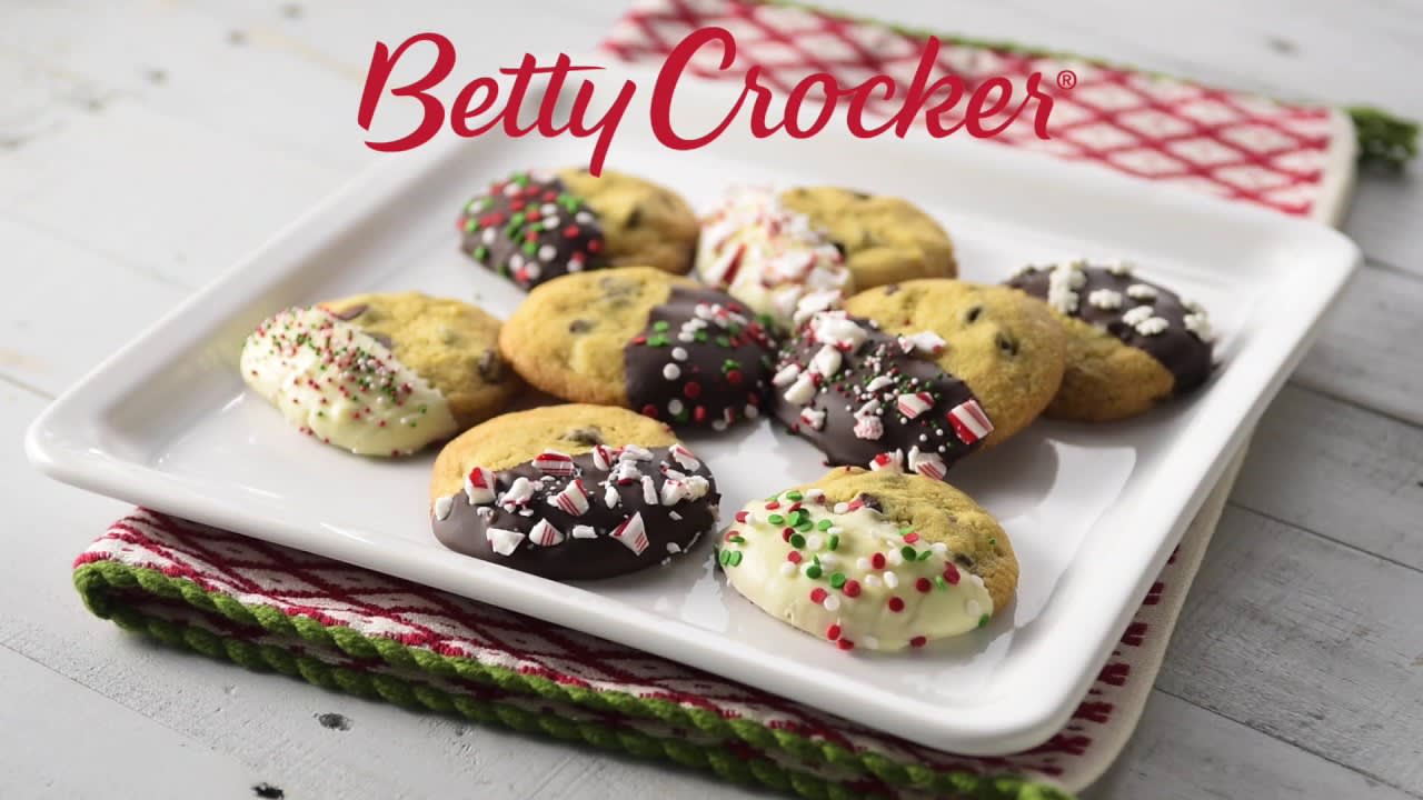 Video thumbnail image. Chocolate Chip Christmas Cookies