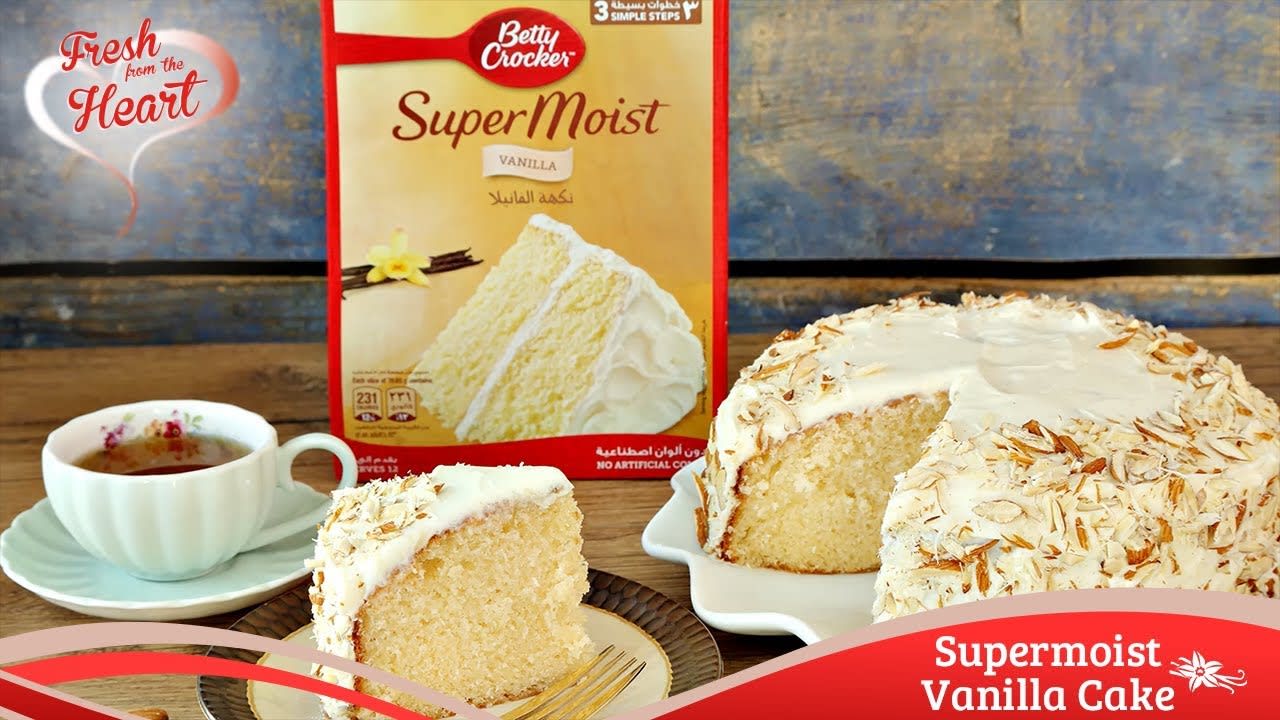 Supermoist French Vanilla Cake Cake Mix Betty Crocker 