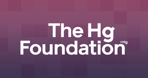 Logo The Hg Foundation with background
