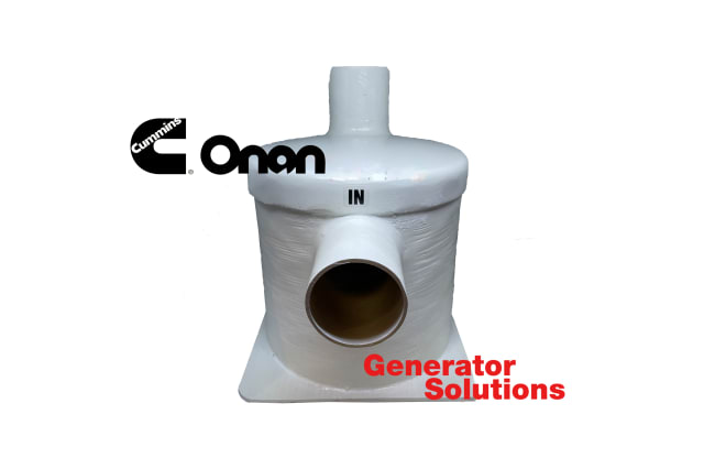 CUMMINS Muffler - water lift, 3'' OD, MDKBT/U