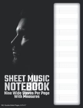 Blank Sheet Music (9/4) - Perform: 160 Pages, Double-Sided, (8.5x11), Cream Paper, Soft Cover, by David Marlowe