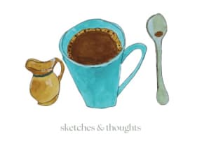 Time For Coffee: A book for sketches and thoughts (Nina Khosla artwork), by True Beauty Press