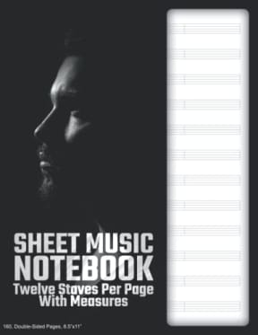 Blank Sheet Music (12/4) - Perform: 160 Pages, Double-Sided, (8.5x11), Cream Paper, Soft Cover, by David Marlowe
