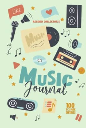 Record Collector's Music Journal: Log Your Favorite Albums (100 Half-Page Entries), by Phoenix Blackburn