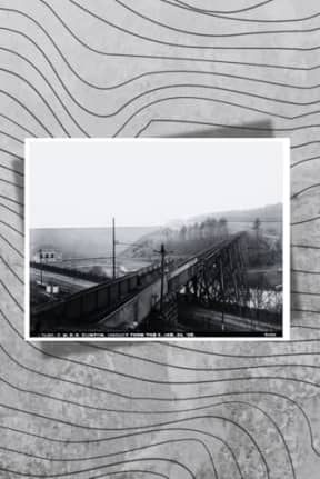 Vintage Wachusett Dam & Reservoir 1906 Clinton Massachusetts Blank Notebook Lined, by Amanda Nevius