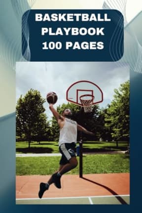 Basketball Play book: Full-Page Blank Court Diagrams for Game Planning, by Shinaza Publishers