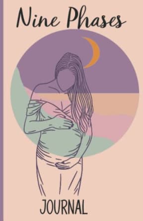 Nine Phases Journal: Boho Style Notebook for pregnant women, no prompts, freedom to write thoughts, notes, special moments, appointments, by Tammar's Designs