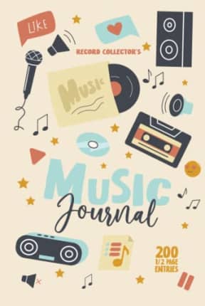 Record Collector's Music Journal: Log Your Favorite Albums (200 Half-Page Entries), by Phoenix Blackburn