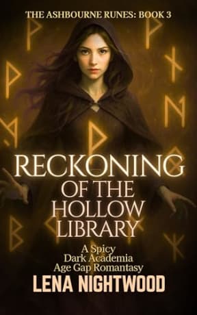 Reckoning of the Hollow Library: A Spicy Dark Academia Age Gap Romantasy (The Ashbourne Runes Book 3), by Lena Nightwood