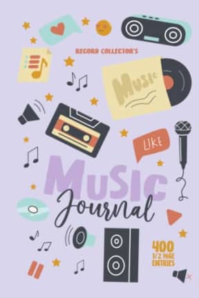 Record Collector's Music Journal: Log Your Favorite Albums (400 Half-Page Entries), by Phoenix Blackburn