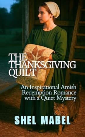 The Thanksgiving Quilt: An Inspirational Amish Redemption Romance with a Quiet Mystery (Plain Threads), by Shel Mabel