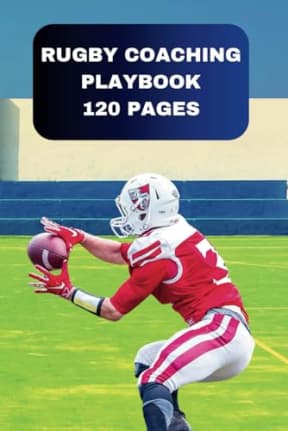 Rugby Coaching Playbook: Full-Page Blank Diagrams for Crafting Your Game Plan, by Shinaza Publishers