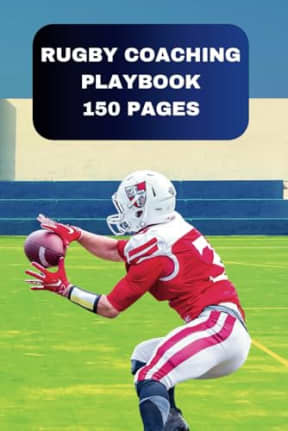 Rugby Coaching Playbook: Full-Page Blank Diagrams for Crafting Your Game Plan, by Shinaza Publishers