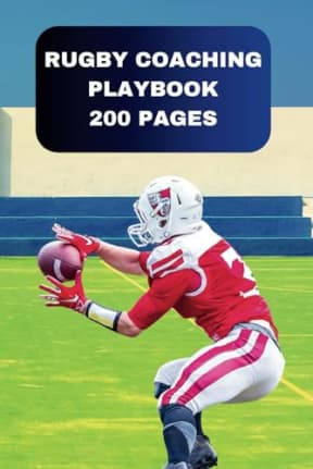 Rugby Coaching Playbook: Full-Page Blank Diagrams for Crafting Your Game Plan, by Shinaza Publishers