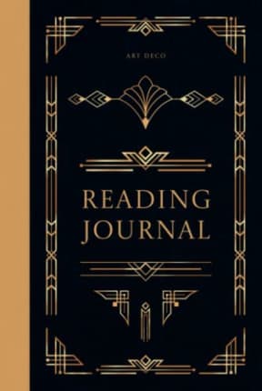 Art Deco Reading Journal: A Book Lovers Ideal Companion to Track, Log, and Review Books, by Phoenix Blackburn