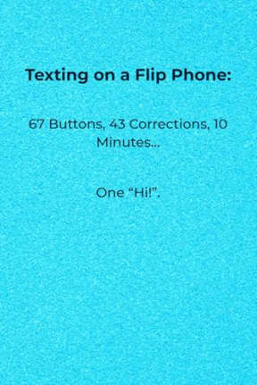Texting on a Flip Phone: 67 Buttons, 43 Corrections, 10 Minutes One Hi!.: A Funny Lined Office Notebook for Anyone Whos Ever Struggled with OldSchool Tech and Enjoys a Nostalgic Laugh, by Delia-Rae Edwards
