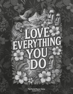 Love Everything You Do: A Daily Planner for Creative Clarity and Focus  Studio Edition (Black and white Interior), by Le Studio Stan