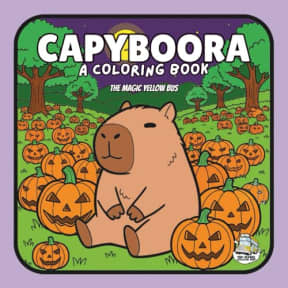 Capyboora: A Coloring Book, by The Magic Yellow Bus