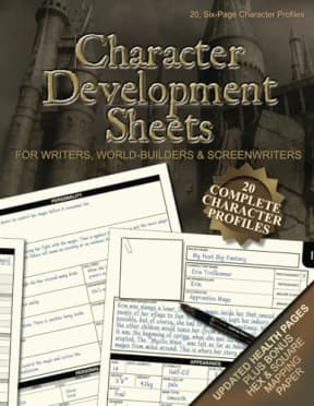 Character Development Sheets (Fantasy Castle): 20, Six-Page, Romance-Themed Character Profiles for Screenwriters, Authors & World Builders, 8.5"x11", Soft Cover, by David Marlowe