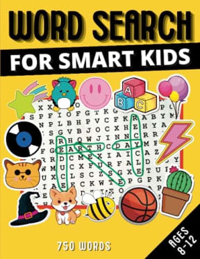 Word Search Puzzle Book For Smart Kids: Word Search Adventure: Engaging and Educational Puzzles for Kids Ages 8-12, by Colorful Enigmas