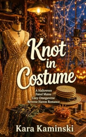 Knot in Costume: A Halloween Fated Mates Cozy Omegaverse Reverse Harem Romance (Puckridge Omegaverse), by Kara Kaminski