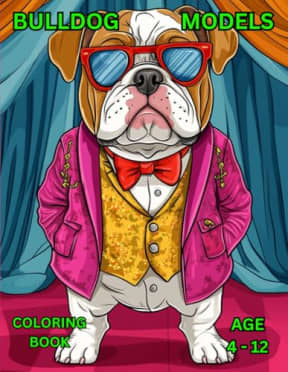 Bulldog Models: Coloring Book, by Professor Mr. Mat