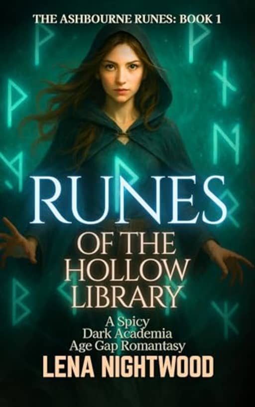 Runes of the Hollow Library: A Spicy Dark Academia Age Gap Romantasy (The Ashbourne Runes Book 1), by Lena Nightwood