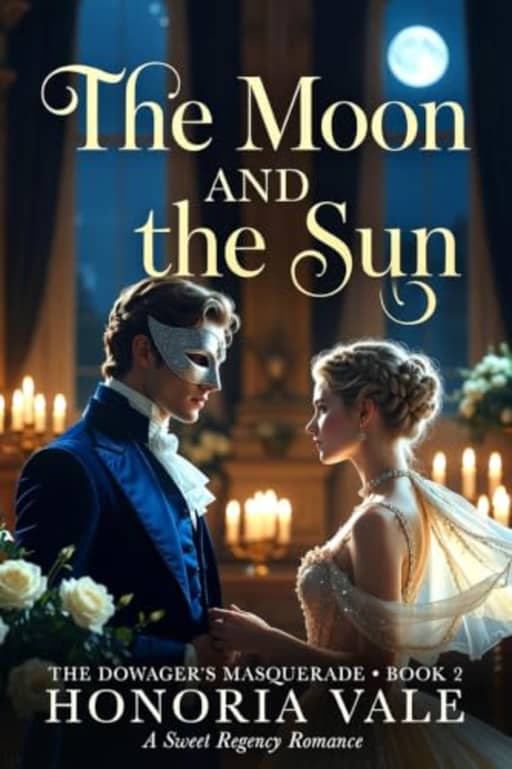 The Moon and the Sun: A Sweet Regency Romance Novella | Book 2 of The Dowager's Masquerade (The Dowager's Masquerade | A Sweet Regency Romance Novella Series), by Honoria Vale
