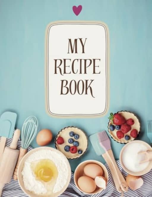 My Recipe Book: 100 Blank Recipe Book Pages, by A. J. Cameron