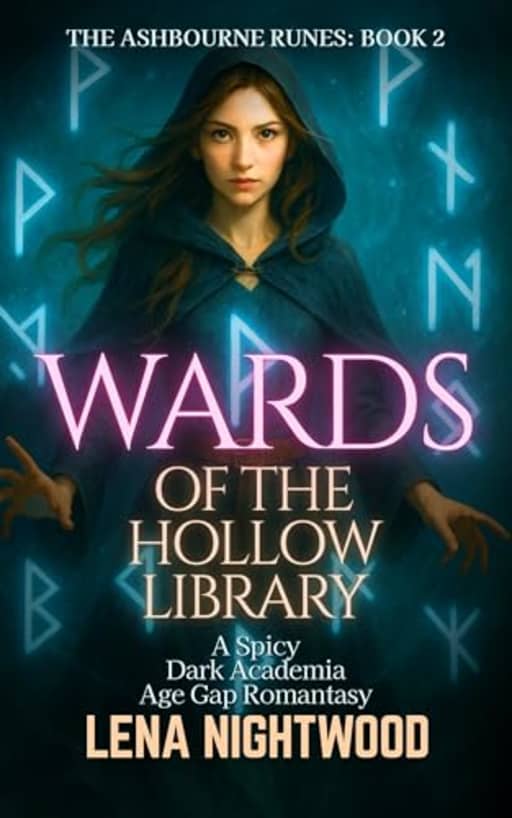 Wards of the Hollow Library: A Spicy Dark Academia Age Gap Romantasy (The Ashbourne Runes Book 2), by Lena Nightwood