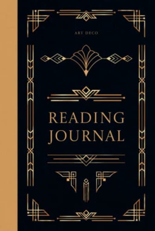 Art Deco Reading Journal: A Book Lovers Ideal Companion to Track, Log, and Review Books, by Phoenix Blackburn