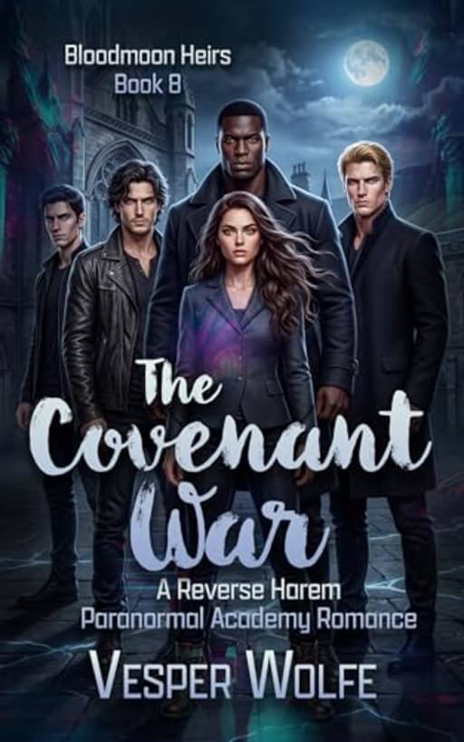 The Covenant War: A Reverse Harem Paranormal Academy Romance (Bloodmoon Heirs Book 8), by Vesper Wolfe