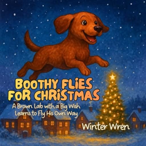 Boothy Flies for Christmas: A Brown Lab with a Big Wish Learns to Fly His Own Way (Boothys Big Adventures), by Winter Wren