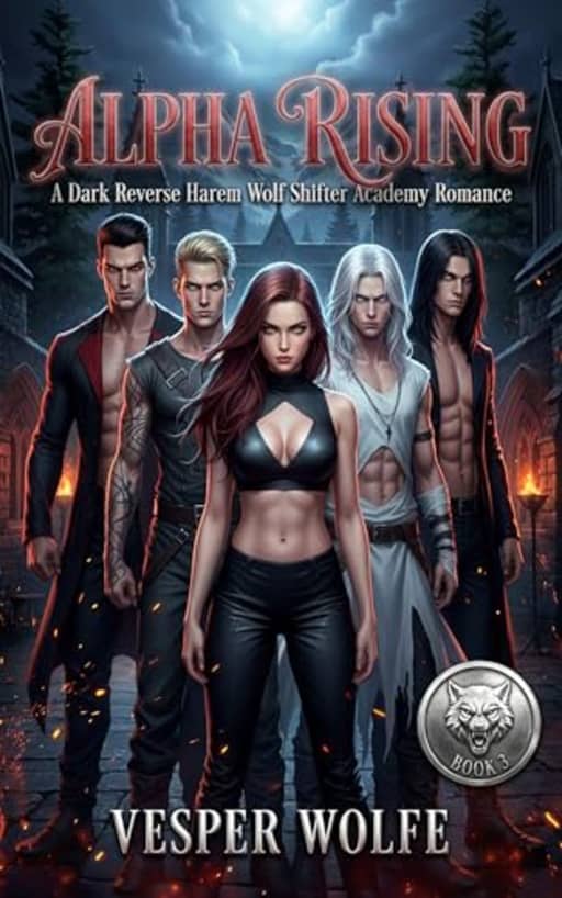 Alpha Rising: A Dark Reverse Harem Wolf Shifter Academy Romance (Wolfblood Academy Book 3), by Vesper Wolfe