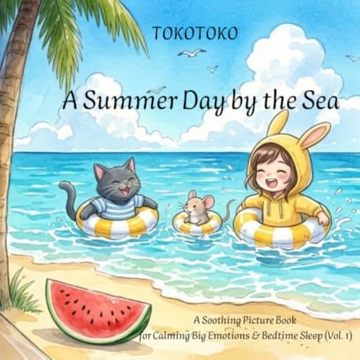 TOKOTOKO: A Summer Day by the Sea: A Cozy, Soothing Picture Book for Calming Big Emotions & Peaceful Sleep (For Kids & Adults)vol.1, by Meenya