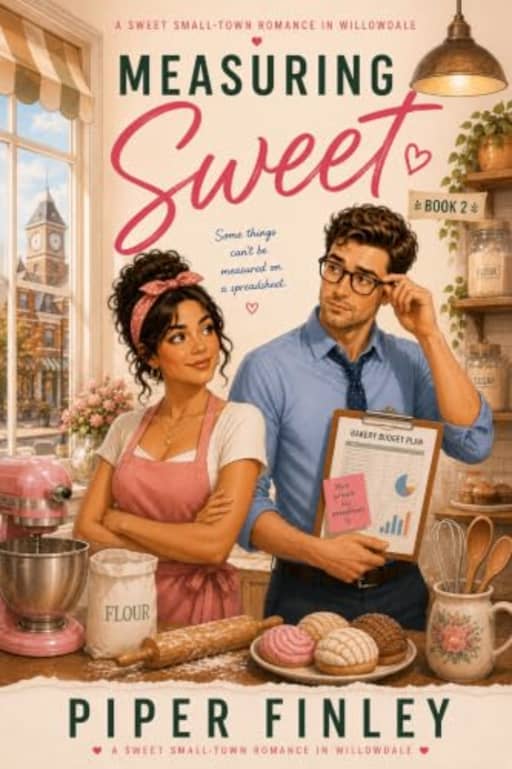 Measuring Sweet: An Enemies to Lovers Small Town Bakery Romance (Willowdale Series Book 2) (Willowdale Falls), by Piper Finley