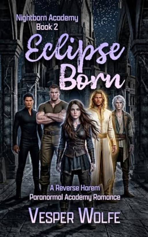 Eclipse Born: A Reverse Harem Paranormal Academy Romance (Nightborn Academy Book 2), by Vesper Wolfe