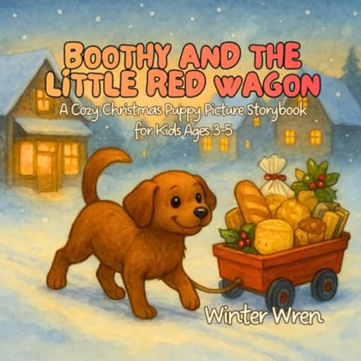 Boothy and the Little Red Wagon: A Cozy Christmas Puppy Picture Storybook for Kids Ages 3-5 (Boothys Big Adventures), by Winter Wren