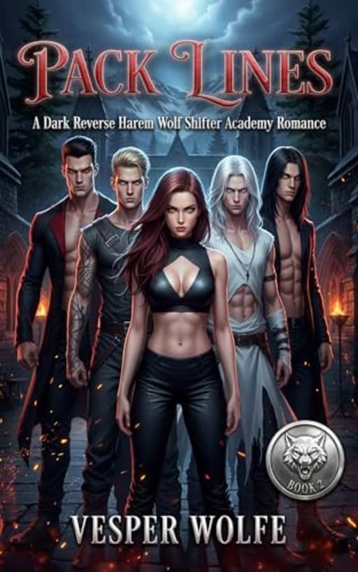Pack Lines: A Dark Reverse Harem Wolf Shifter Academy Romance (Wolfblood Academy Book 2), by Vesper Wolfe