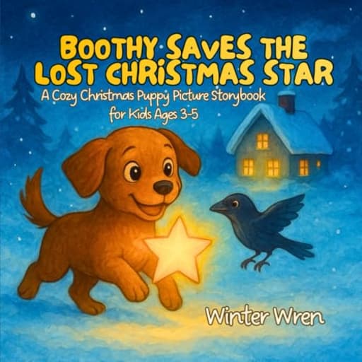 Boothy Saves the Lost Christmas Star: A Cozy Christmas Puppy Picture Storybook for Kids Ages 3-5 (Boothys Big Adventures), by Winter Wren
