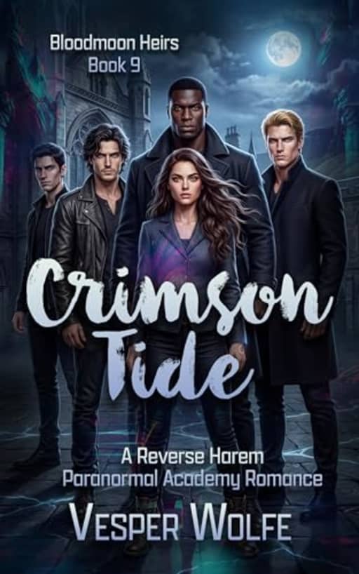 Crimson Tide: A Reverse Harem Paranormal Academy Romance (Bloodmoon Heirs Book 9), by Vesper Wolfe