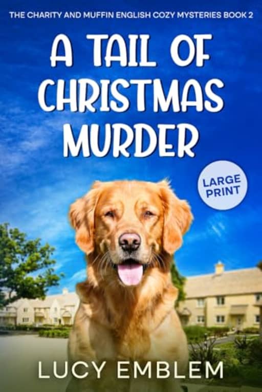 A Tail of Christmas Murder: A Charity and Muffin LARGE PRINT English Cozy Mystery, by Lucy Emblem