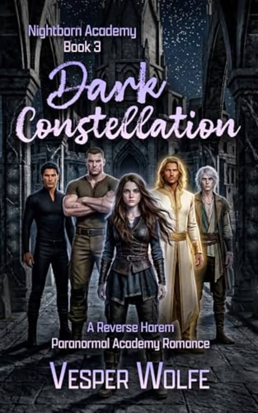 Dark Constellation: A Reverse Harem Paranormal Academy Romance (Nightborn Academy Book 3), by Vesper Wolfe