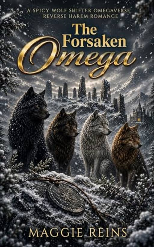The Forsaken Omega: A Spicy Wolf Shifter Omegaverse Reverse Harem Romance (Throne of Treachery Book 5), by Maggie Reins