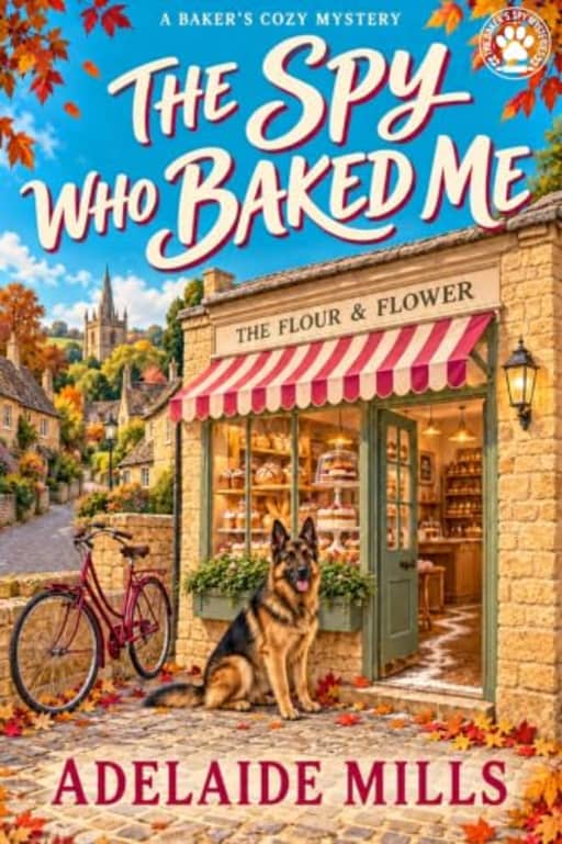 The Spy Who Baked Me: A Senior Sleuth Cozy Mystery with a Retired K9 (The Baker's Spy Mysteries Book 1), by Adelaide Mills
