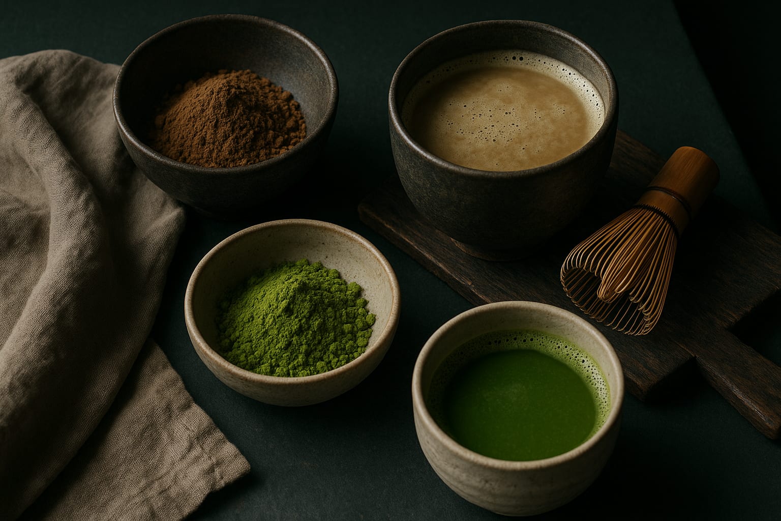 Hojicha vs Matcha: Zwei Tees, zwei Welten