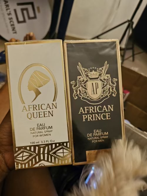 African prince and queen
