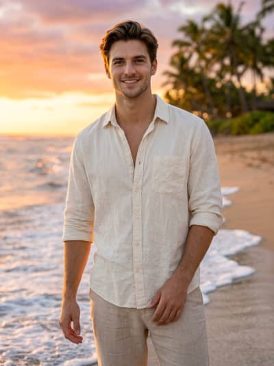 Beach Sunset - after