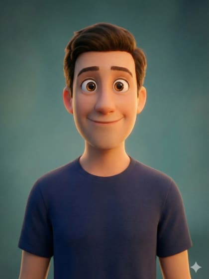 Pixar 3D filter result