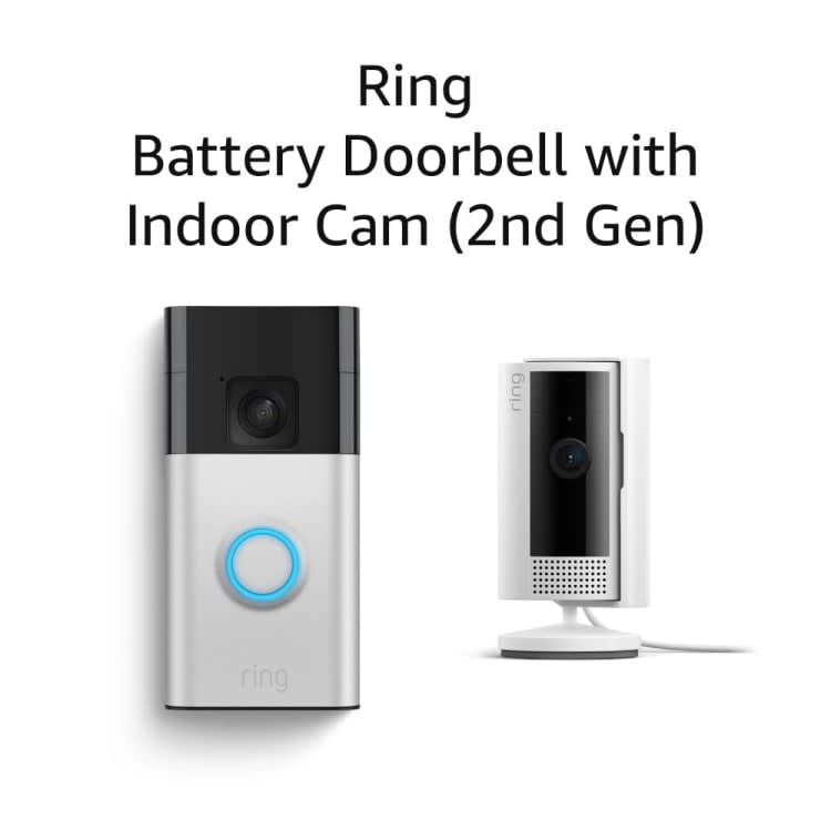 Ring Battery Doorbell with Ring Indoor Cam